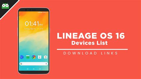 lineageos 16 supported devices